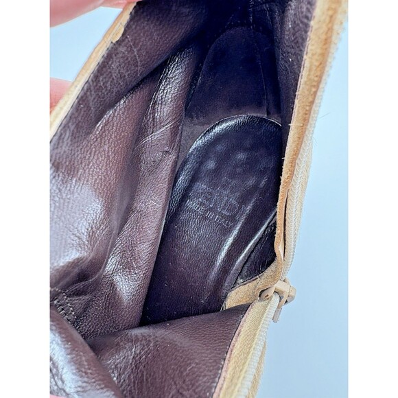 Fendi F/W 1999 Pony Hair Beige & Brown Ankle Boots Vintage 90's Sz EU 36 6 - Picture 10 of 12